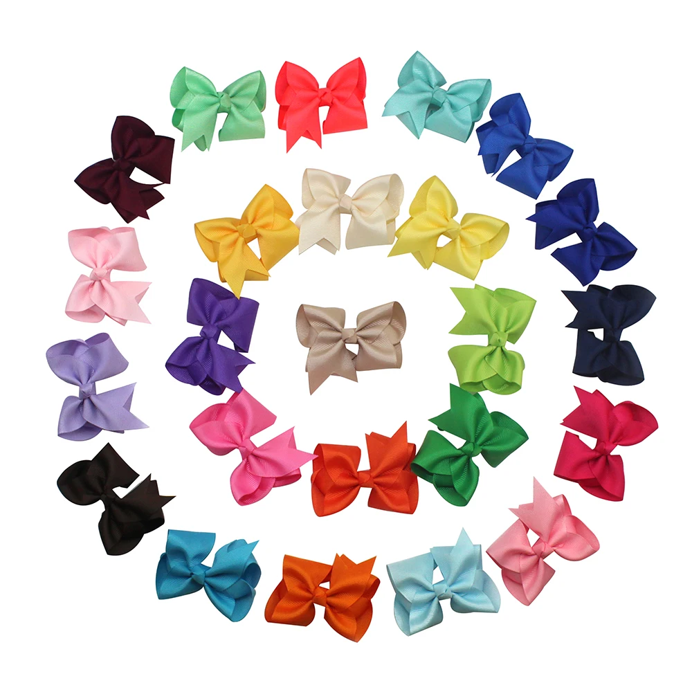 4 Inch Solid Hair Bows Hairpins Handmade Polyester Bows Hair Clips Headwear Children Hair Accessories Factory
4 Inch Solid Hair Bows Hairpins Handmade Polyester Bows Hair Clips Headwear Children Hair Accessories Factory