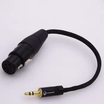 1meter black nylon sleeve 4 cores copper wires 3.5mm male to 4-pin xlr female balanced audio cable headphone extension cord
1meter black nylon sleeve 4 cores copper wires 3.5mm male to 4-pin xlr female balanced audio cable headphone extension cord