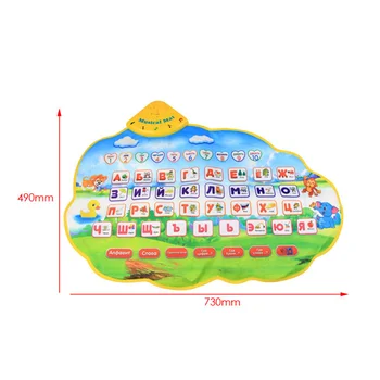 Hot Selling Kids Learning Mat Russian Alphabet Learning Toy Language Early Education Toy Mat Phonetic Sound Carpet
Hot Selling Kids Learning Mat Russian Alphabet Learning Toy Language Early Education Toy Mat Phonetic Sound Carpet
