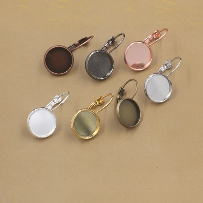8/10/12/14/16/18/20/25mm Round French Lever Cabochon Earring Setting Blank Earring Base Cameo Bezels Tray DIY Jewelry Making
8/10/12/14/16/18/20/25mm Round French Lever Cabochon Earring Setting Blank Earring Base Cameo Bezels Tray DIY Jewelry Making