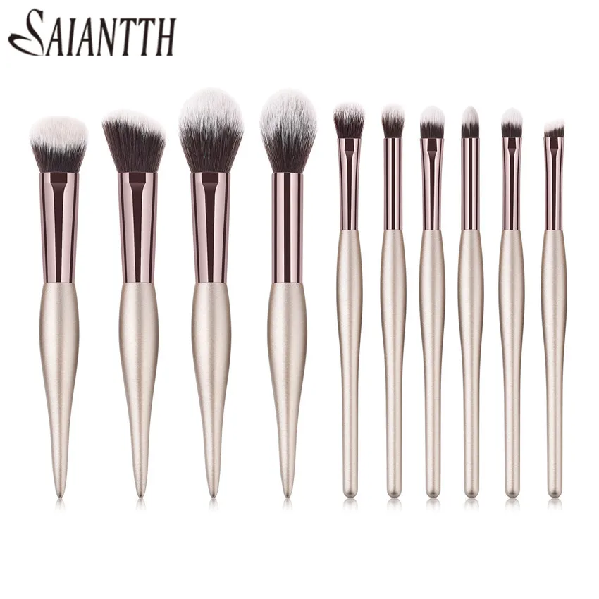 SAIANTTH 10pcs Pregnant belly makeup brushes kit gun coffee tube Multifunctional full set cosmetic set powder blush eyeshadow
SAIANTTH 10pcs Pregnant belly makeup brushes kit gun coffee tube Multifunctional full set cosmetic set powder blush eyeshadow