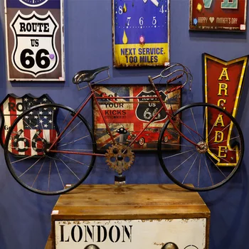 120 cm wrought iron bicycle model Large bike models metope adornment Window display adornment 
120 cm wrought iron bicycle model Large bike models metope adornment Window display adornment