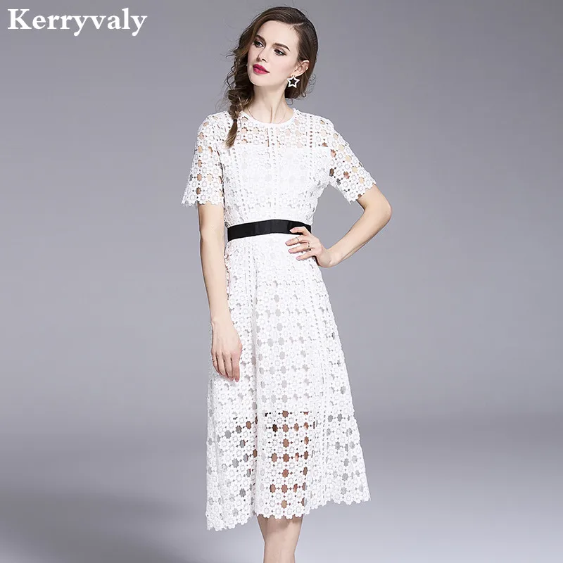 Elegant Women Hollow Out White Lace Dress Dames Jurken Zomer 2019 Vestidos Midi Party Dress Sukienki Letnie Ropa De Mujer K6181
Elegant Women Hollow Out White Lace Dress Dames Jurken Zomer 2019 Vestidos Midi Party Dress Sukienki Letnie Ropa De Mujer K6181