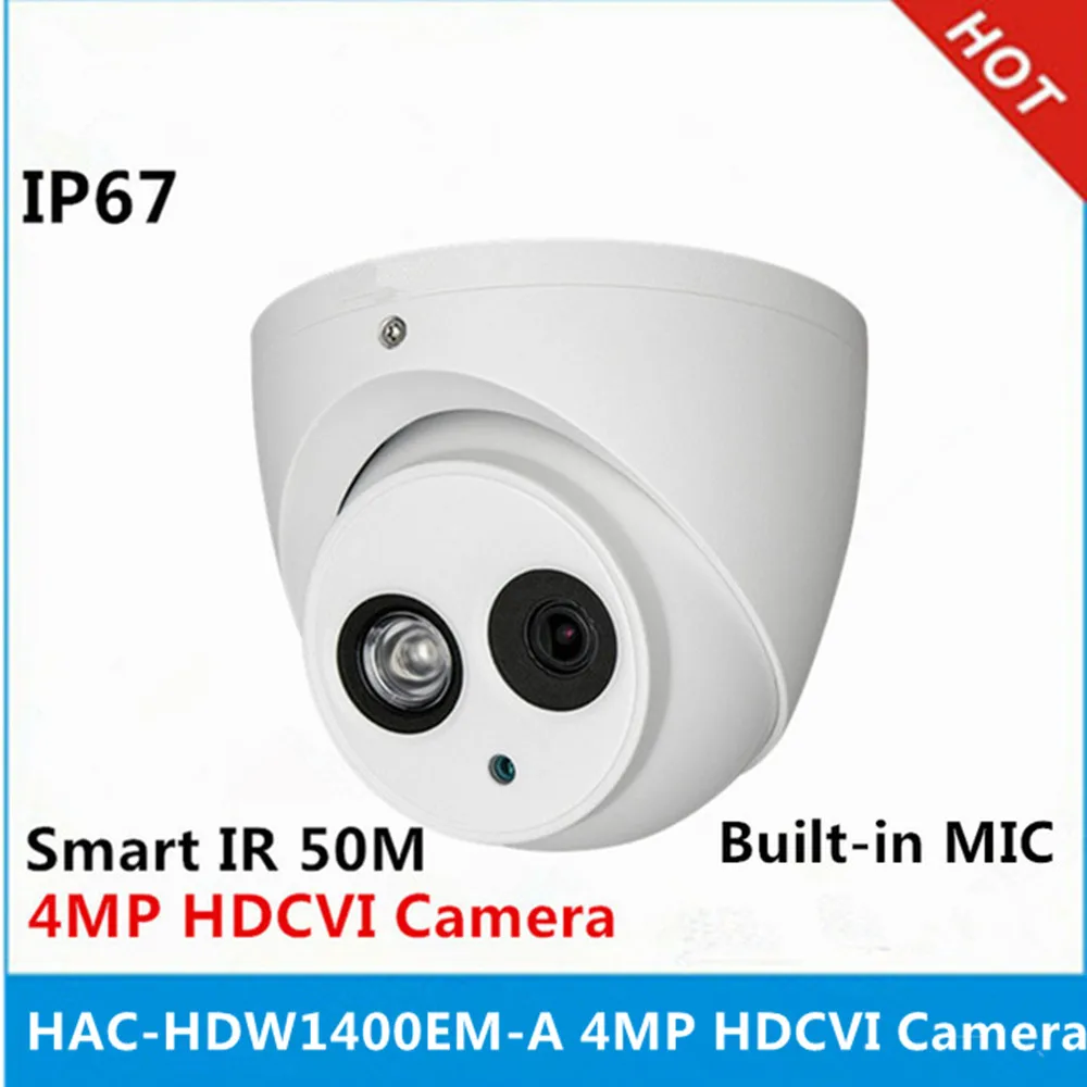 DH HAC-HDW1400EM-A 4MP IR 50M IP67 built-in MIC Aluminium shell replace HAC-HDW1400EM HDCVI camera
DH HAC-HDW1400EM-A 4MP IR 50M IP67 built-in MIC Aluminium shell replace HAC-HDW1400EM HDCVI camera