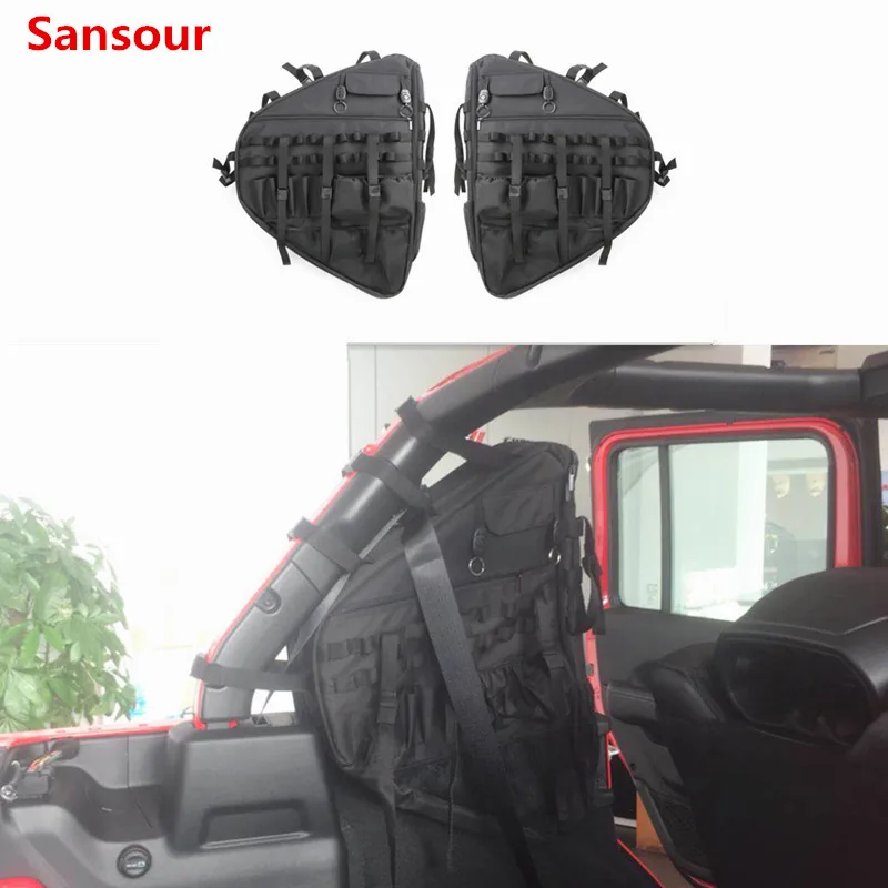 Sansour Canvas Car Interior Accessories Side Door Anti-Roll Storage Bag For Jeep Wrangler 2018 Car Styling
Sansour Canvas Car Interior Accessories Side Door Anti-Roll Storage Bag For Jeep Wrangler 2018 Car Styling