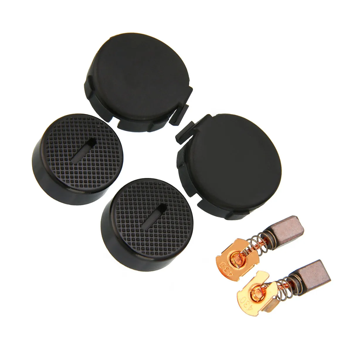 1 Pair Electric Tool CB430 Carbon Brushes with Carbon Brush Caps & Covers For BGA450 BGA452 DGA452 Replacement Parts
1 Pair Electric Tool CB430 Carbon Brushes with Carbon Brush Caps & Covers For BGA450 BGA452 DGA452 Replacement Parts