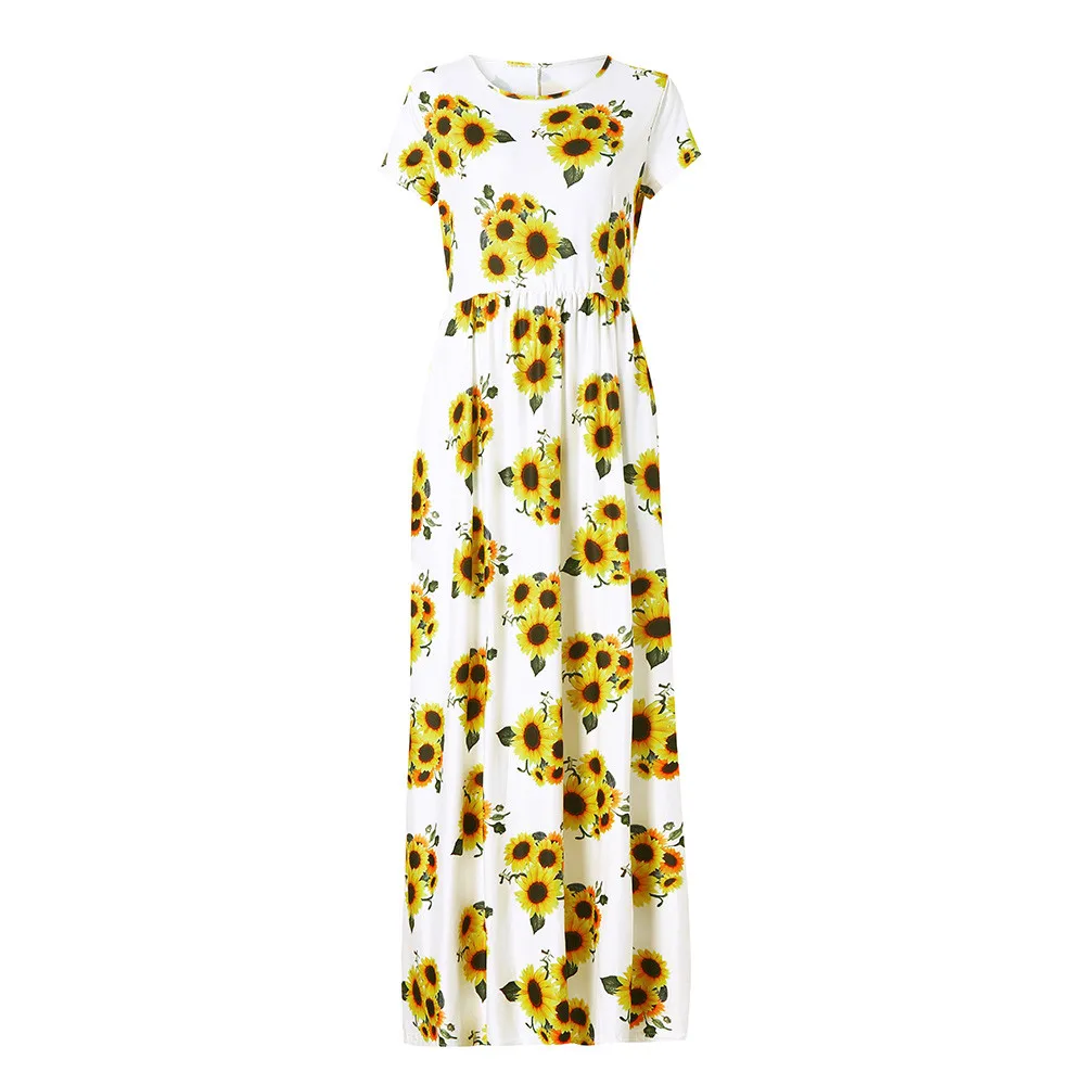 New O-neck short sleeve floral print maxi dress Elegant autumn women sunflower dress Sexy vintage vestidos long maxi dress
New O-neck short sleeve floral print maxi dress Elegant autumn women sunflower dress Sexy vintage vestidos long maxi dress
