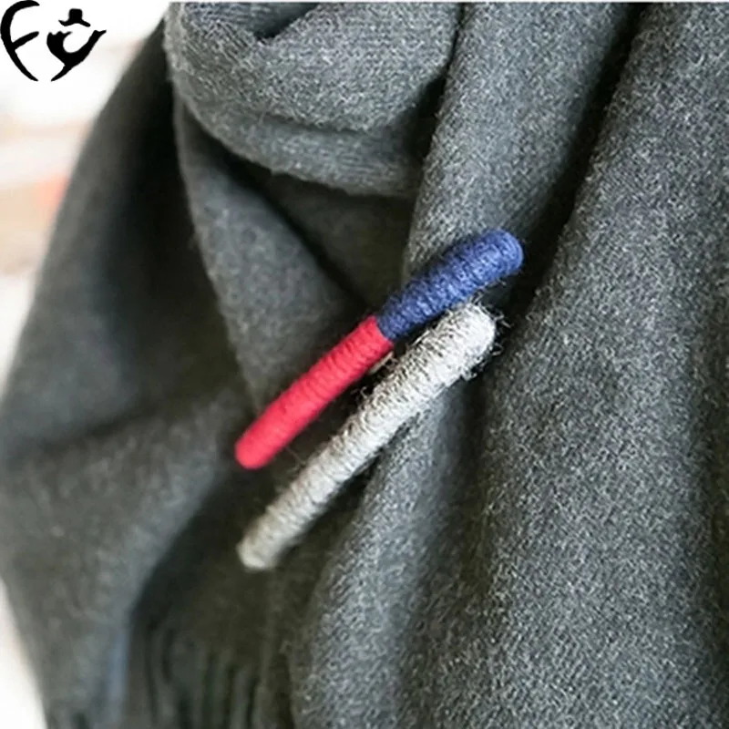 Женский модный свитер Кардиган Куртка булавка брошь шаль Пряжка для шарфа
