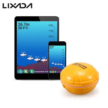 Portable 36M/118ft Depth Wireless Remote Fish Finder Sonar Sensor Sea Lake Fish Detector Echo Sounder for iOS Android
Portable 36M/118ft Depth Wireless Remote Fish Finder Sonar Sensor Sea Lake Fish Detector Echo Sounder for iOS Android