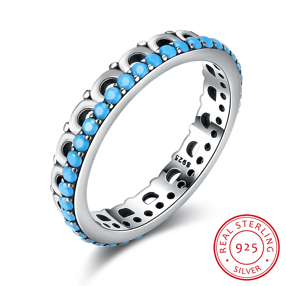 Sterling Silver Jewelry Wholesale Pretty 925 Silver Ring Korean Blue Turquoise Ring Sweet Blue Jewelry Women Wedding with Box
Sterling Silver Jewelry Wholesale Pretty 925 Silver Ring Korean Blue Turquoise Ring Sweet Blue Jewelry Women Wedding with Box