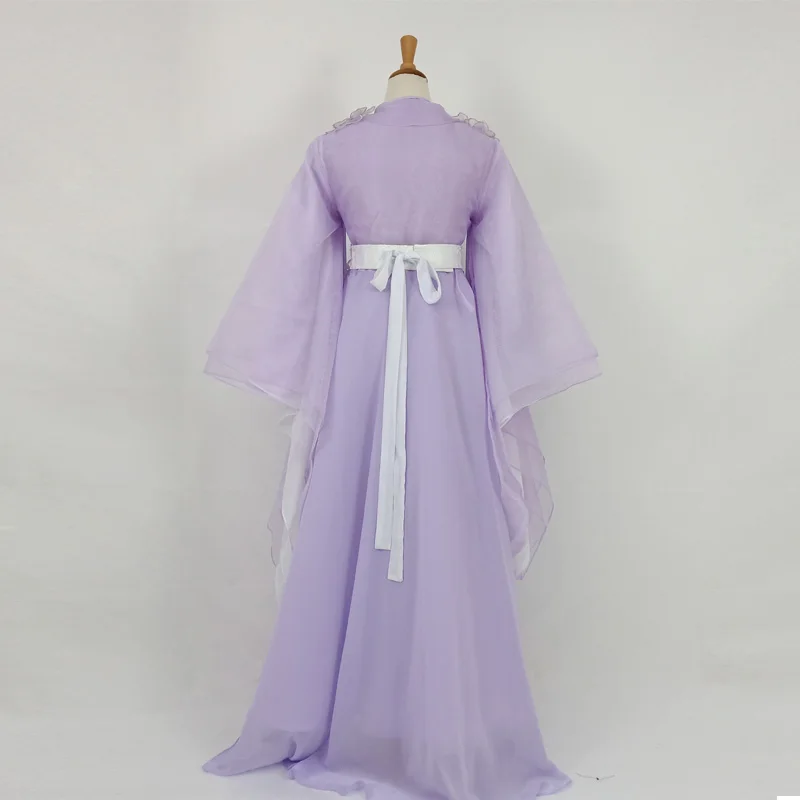 Фиолетовый сказочный костюм Цзин Тянь шпаг Дамский ханьфу для ТВ шоу Король