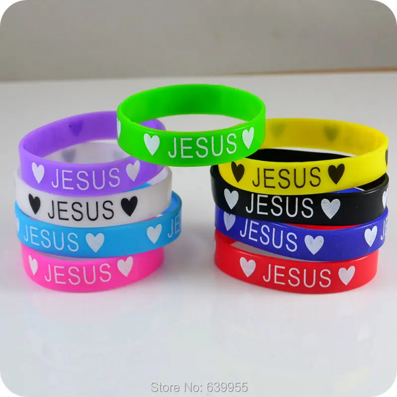 10x Heart JESUS silicone Bracelet wristband Catholic Christian Orthodox Religious Fashion Jewelry
10x Heart JESUS silicone Bracelet wristband Catholic Christian Orthodox Religious Fashion Jewelry