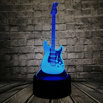 NEW ARRIVAL Music Cool Guitar Bass 3D LED LAMP NIGHT LIGHT for Musicians Home Table Decoration Birthday Christmas Present Toy
NEW ARRIVAL Music Cool Guitar Bass 3D LED LAMP NIGHT LIGHT for Musicians Home Table Decoration Birthday Christmas Present Toy