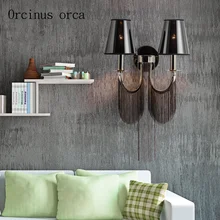 Post modern creative luxury tassel wall lamp living room corridor bedroom Bedside Lamp Retro personality LED silver wall lamp
Post modern creative luxury tassel wall lamp living room corridor bedroom Bedside Lamp Retro personality LED silver wall lamp