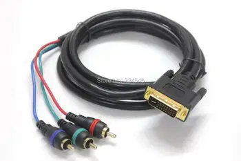 DVI-I to 3 RCA Component Video Cable (DVI-I- 3RCA) For Polycom HDX6000 7000 Monoprice 2508 6ft 12ft
DVI-I to 3 RCA Component Video Cable (DVI-I- 3RCA) For Polycom HDX6000 7000 Monoprice 2508 6ft 12ft