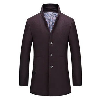 Autumn Plus Size Men'S Coat Mandarin Collar Long Sleeve Winter Coat Solid Men Overcoat Men Casual Long Jacket Abrigo Hombre 4xl
Autumn Plus Size Men'S Coat Mandarin Collar Long Sleeve Winter Coat Solid Men Overcoat Men Casual Long Jacket Abrigo Hombre 4xl