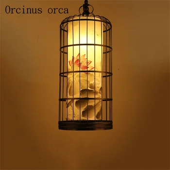 New Chinese iron bird cage chandelier Hotel tea house restaurant hand painted traditional Chinese painting classical Chandelier
New Chinese iron bird cage chandelier Hotel tea house restaurant hand painted traditional Chinese painting classical Chandelier