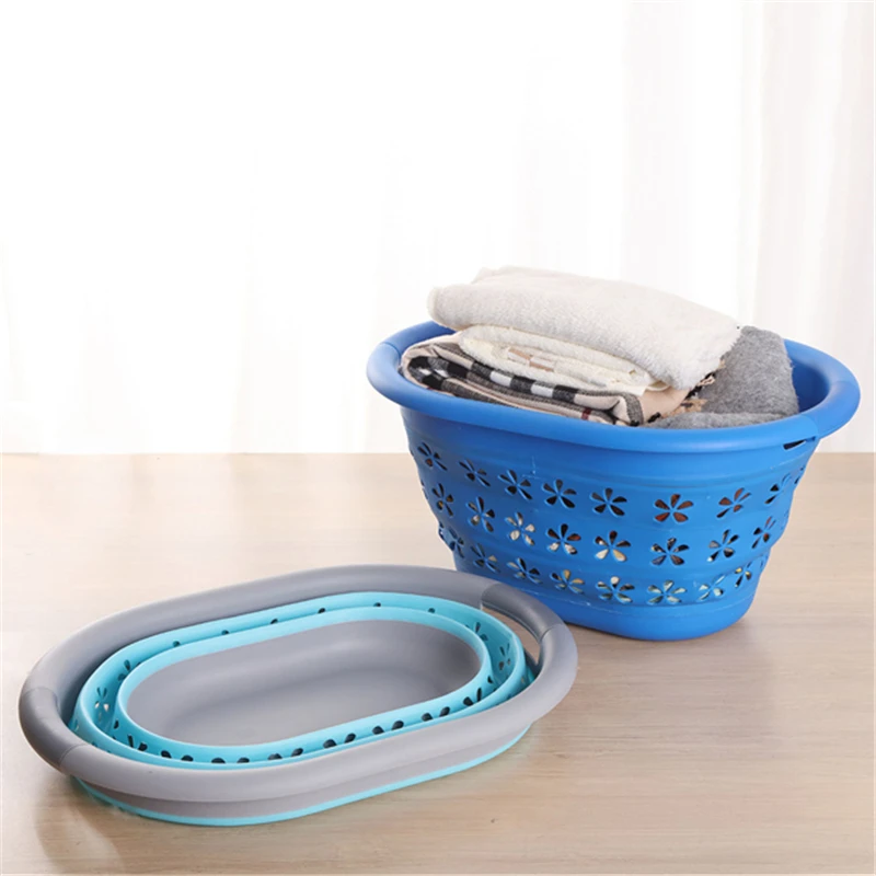 61*45cm Waterproof Storage Basket Bag Toy Dirty Laundry Basket Bag Clothes Toys Storage Box Sundries Silicone Collapsible Basket
61*45cm Waterproof Storage Basket Bag Toy Dirty Laundry Basket Bag Clothes Toys Storage Box Sundries Silicone Collapsible Basket