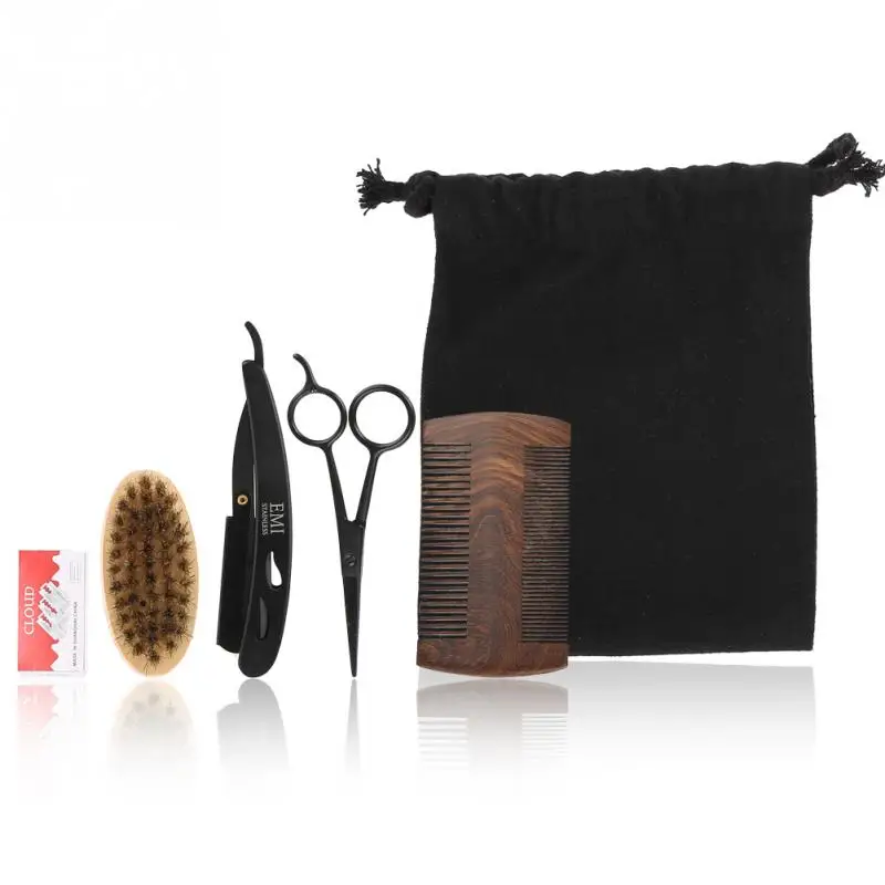 Beard Care Brushes Set Professional Style Men Comb Brush Scissors Kits Modeling Cleaning Repair Bag Facial Beard Scissor Clean
Beard Care Brushes Set Professional Style Men Comb Brush Scissors Kits Modeling Cleaning Repair Bag Facial Beard Scissor Clean