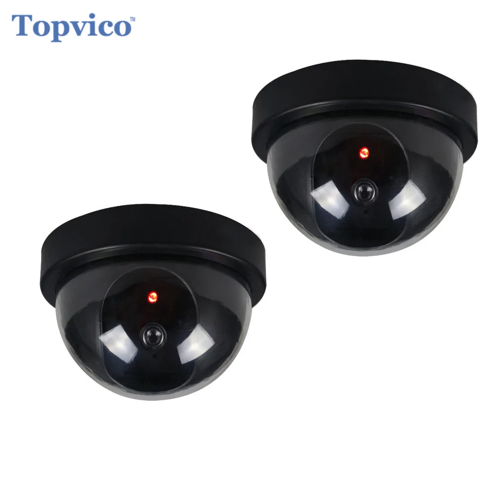 Topvico 2pcs Dummy CCTV Camera AA Battery for Flash Blinking LED Fake House Safety Home Security Camera Dome Surveillance Camera
Topvico 2pcs Dummy CCTV Camera AA Battery for Flash Blinking LED Fake House Safety Home Security Camera Dome Surveillance Camera