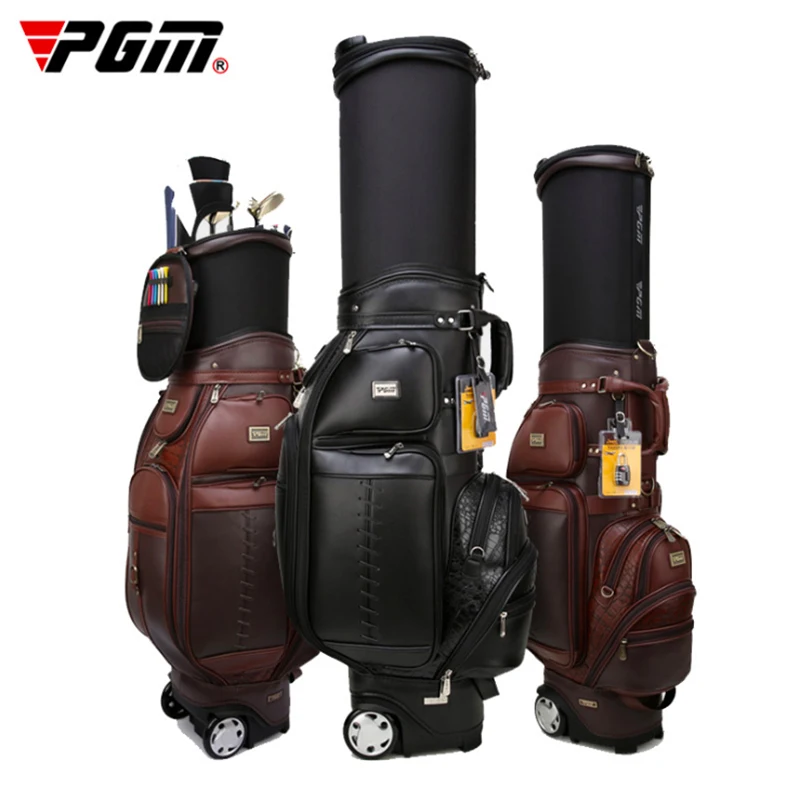 PGM Profession Golf Telescopic Standard Bag Tugball Durable Hard Shell Multifunctional Ball Pack Microfiber Leather | Спорт и
