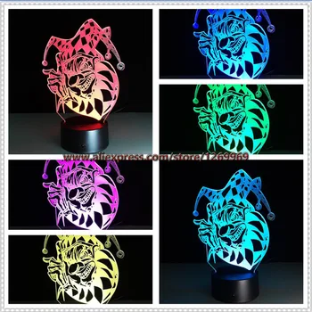New 2017 Lampara Halloween Clown 3D LED Night Light Desk Table Kids Star War Fan as Bedroom Table Desor Children's Day Gift
New 2017 Lampara Halloween Clown 3D LED Night Light Desk Table Kids Star War Fan as Bedroom Table Desor Children's Day Gift