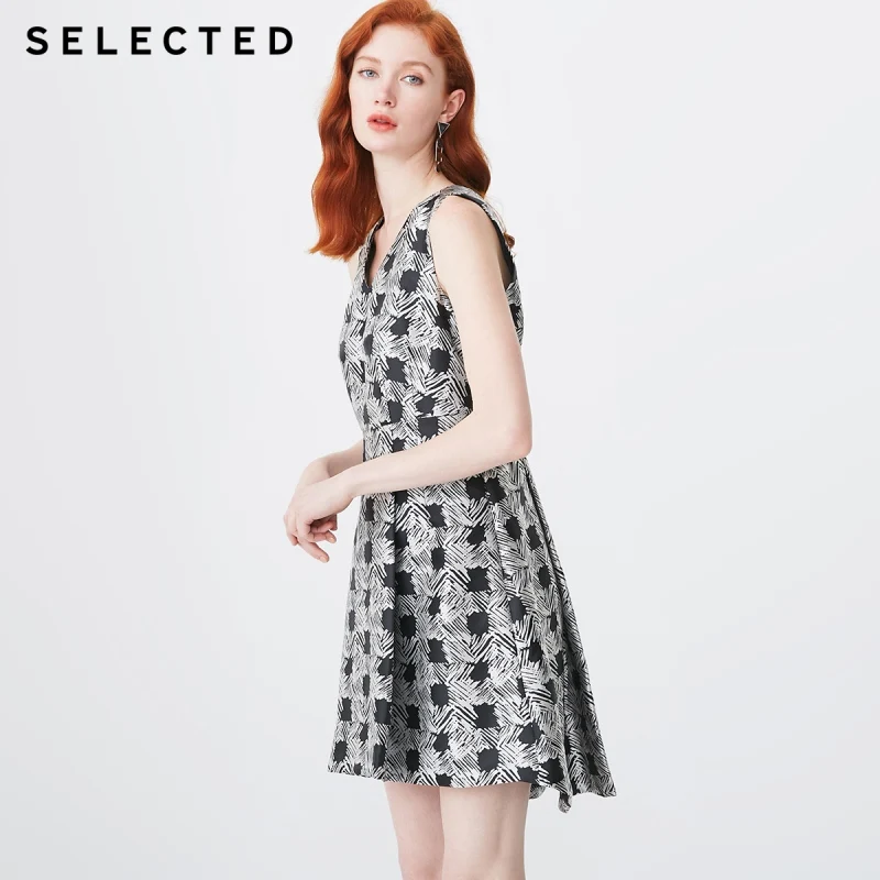 SELECTED Spring Jacquard V Neckline High-rise Slim Fit Sleeveless Dress S|41912J518
SELECTED Spring Jacquard V Neckline High-rise Slim Fit Sleeveless Dress S|41912J518