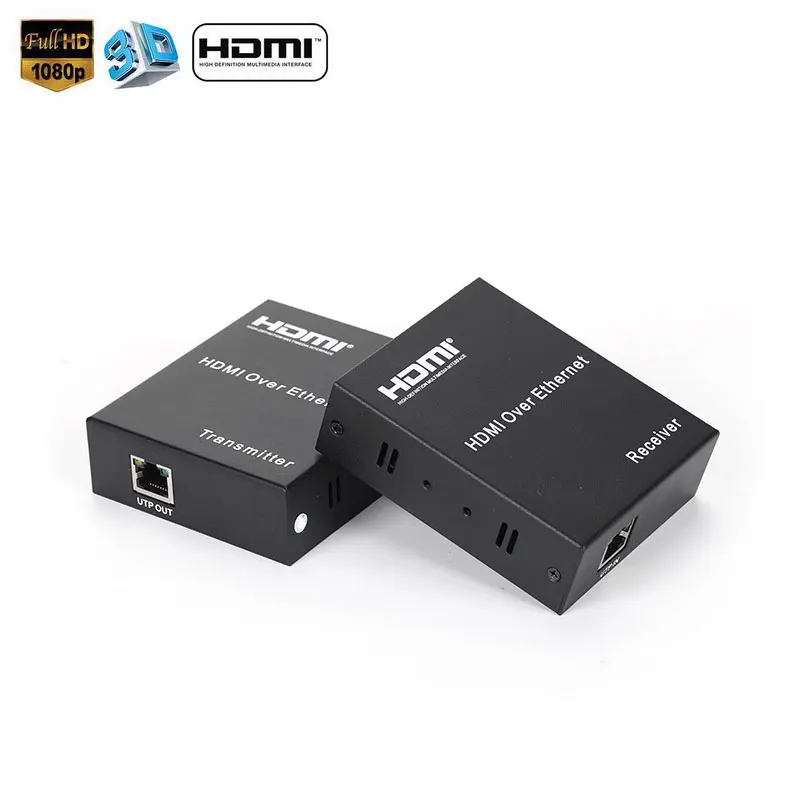 Хит 2021 1080P 120 м HDMI удлинитель по TCP/IP Cat5e/6 Ethernet-Кабель инфракрасный TX