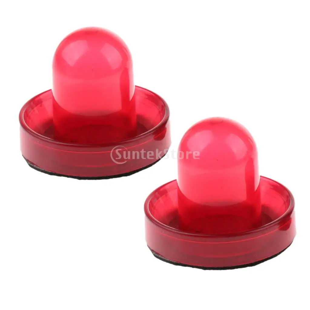 2 Pieces 67mm Air Hockey Pushers Goalie Handles Paddles Mallet Grip Black Felt at Bottom
2 Pieces 67mm Air Hockey Pushers Goalie Handles Paddles Mallet Grip Black Felt at Bottom