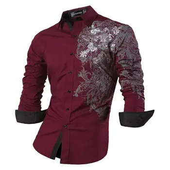 Sportrendy Men's Shirt Dress Casual Long Sleeve Slim Fit Fashion Dragon Stylish JZS048 WineRed2
Sportrendy Men's Shirt Dress Casual Long Sleeve Slim Fit Fashion Dragon Stylish JZS048 WineRed2