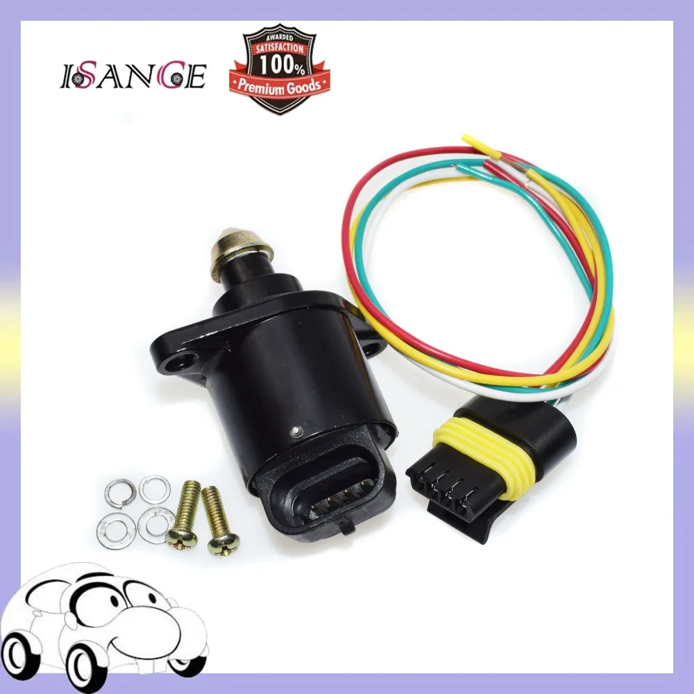 

ISANCE Idle Air Control Valve IAC / Wire Connector Plug 4626052 17119280 AC151 2H1142 For JEEP TJ Wrangler Grand Cherokee 4.0L