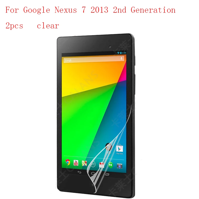 Clear New HD Clear Anti Shatter Screen Protector Film For Google Nexus 7 2013 2nd Generation protective 2pcs in 1 package
Clear New HD Clear Anti Shatter Screen Protector Film For Google Nexus 7 2013 2nd Generation protective 2pcs in 1 package