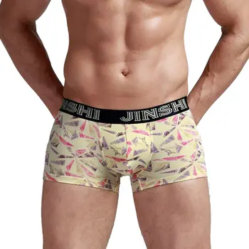 Men's Bamboo Fiber Personality Print Boxer Shorts Mens Breathable Underwear Panties Comfortable Underpants for Male
Men's Bamboo Fiber Personality Print Boxer Shorts Mens Breathable Underwear Panties Comfortable Underpants for Male