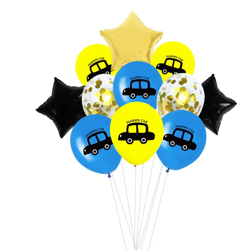 12inch Happy Car Latex Balloons Birthday Party Decorations Kids Birthday Ballons Children's Day Inflatable Toys Backhoe Golobs
12inch Happy Car Latex Balloons Birthday Party Decorations Kids Birthday Ballons Children's Day Inflatable Toys Backhoe Golobs