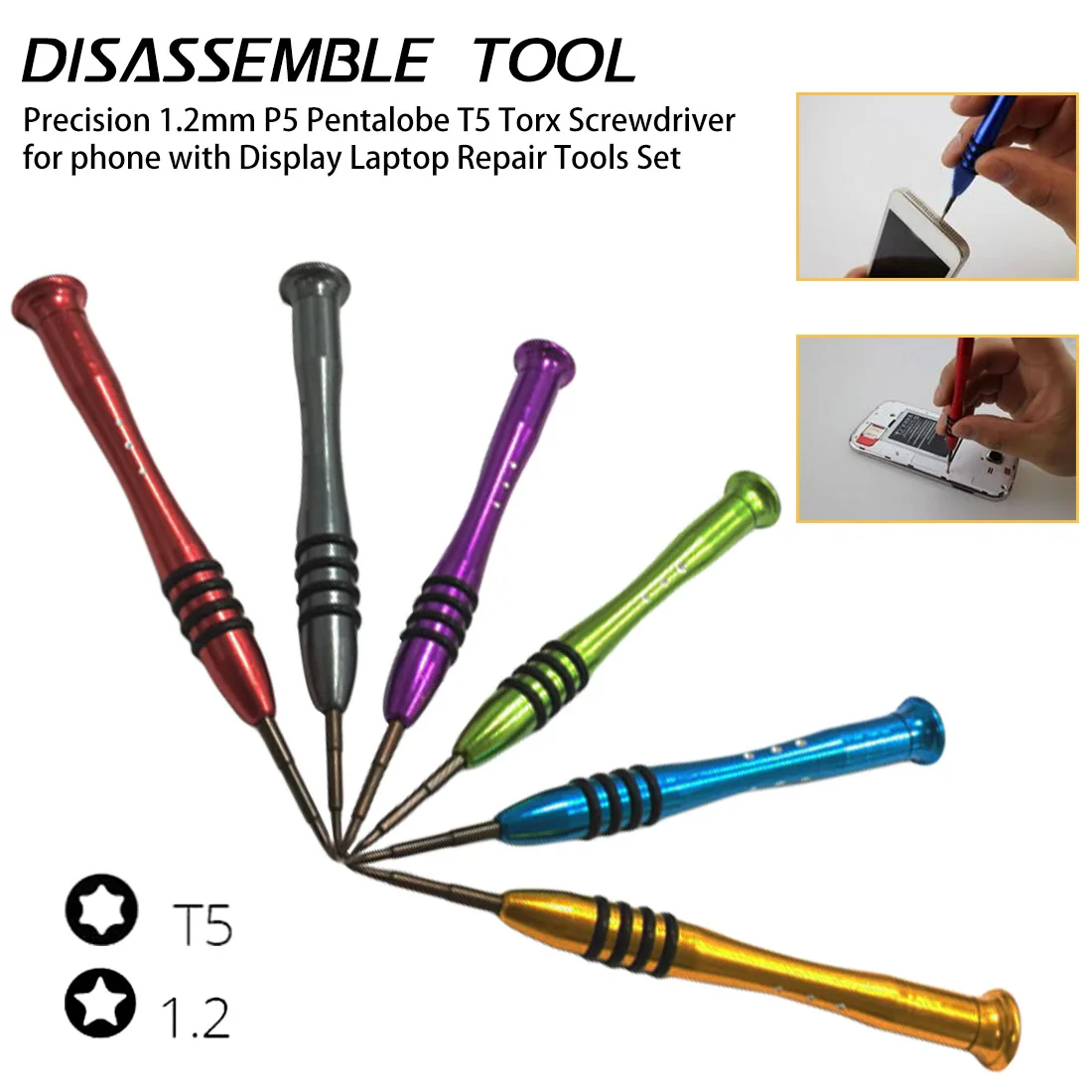 Magnet Tool For Precision 1.2mm P5 Portale T5 Screwdriver for phone with Display Laptop Repair Tools Set
Magnet Tool For Precision 1.2mm P5 Portale T5 Screwdriver for phone with Display Laptop Repair Tools Set