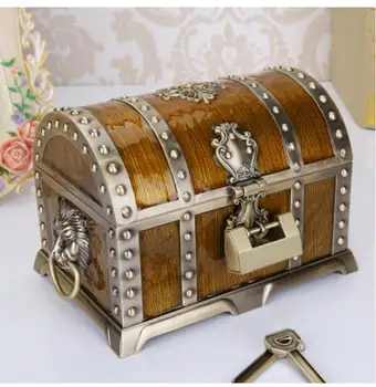 European style retro High-grade jewelry box with lock accessories Receive the dowry dowry princess furnishings Home Decoration
European style retro High-grade jewelry box with lock accessories Receive the dowry dowry princess furnishings Home Decoration