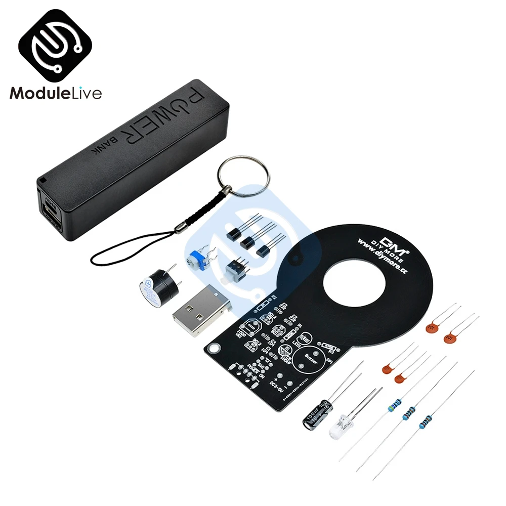 Набор для сборки металлоискателя с футляром 18650 USB Powerbank чехол сенсорная панель