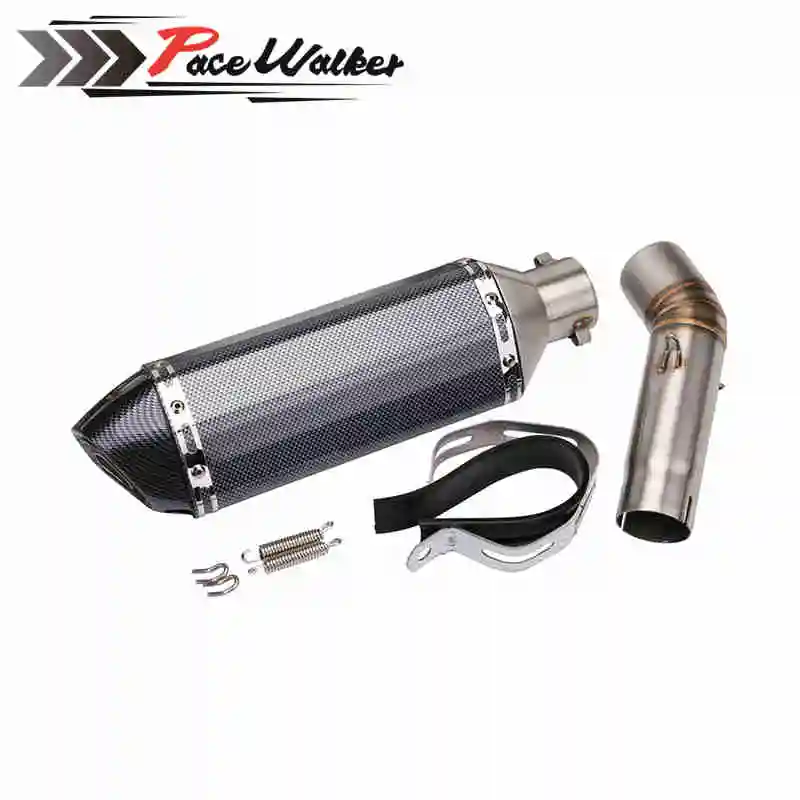 51mm exhaust Modified Scooter Exhaust Muffle GY6+Motorcycle coonecter middle pipe for suzuki GSXR600 K8 2008 | Автомобили и