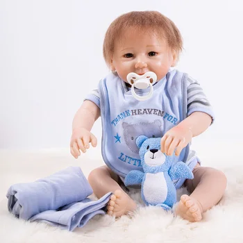 Realistic Bebes reborn boy dolls 45cm silicone reborn baby dolls wholesale children gift toy dolls soft touch
Realistic Bebes reborn boy dolls 45cm silicone reborn baby dolls wholesale children gift toy dolls soft touch