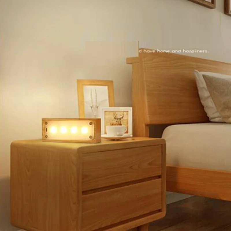 Wood Night Light Smart LED Lamp USB Charge Indoor Home Decoration Bedroom Lights Creative Christmas Kids Gift Night Lamp
Wood Night Light Smart LED Lamp USB Charge Indoor Home Decoration Bedroom Lights Creative Christmas Kids Gift Night Lamp