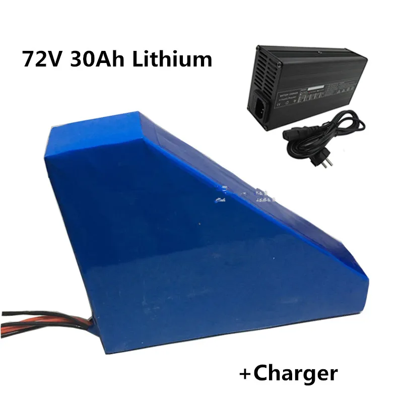 4000W Electric Motorcycle Bike Kit 20S 18650 Li Ion 72V 30Ah Triangle Battery Pack with 60A BMS for Hub Motor Ebike E-scooter
4000W Electric Motorcycle Bike Kit 20S 18650 Li Ion 72V 30Ah Triangle Battery Pack with 60A BMS for Hub Motor Ebike E-scooter