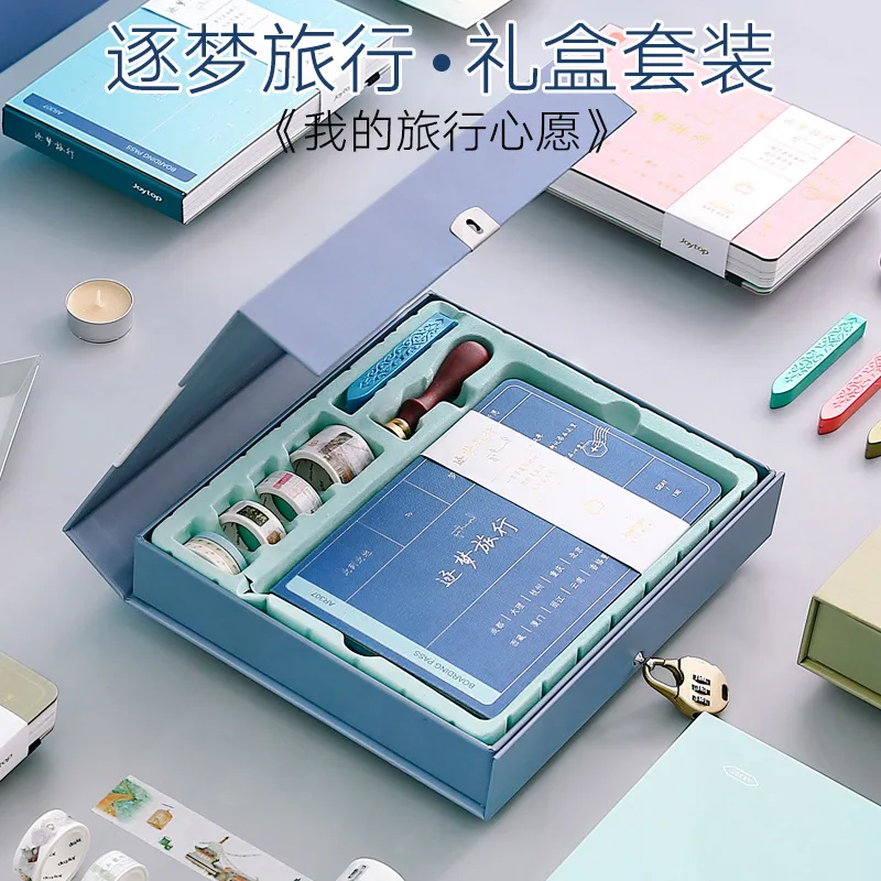 Dreaming Traveler Notebook Gift Box Set Sketch Book Creative With Lock Travel Schedule Plan Notbook
Dreaming Traveler Notebook Gift Box Set Sketch Book Creative With Lock Travel Schedule Plan Notbook