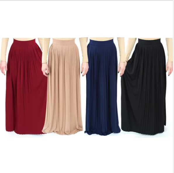 Fashion Women's Pleated Skirt High Waist Long Skirt Elegant Modest Muslim Bottoms Ankle-Length Party Islamic Clothing Winter
Fashion Women's Pleated Skirt High Waist Long Skirt Elegant Modest Muslim Bottoms Ankle-Length Party Islamic Clothing Winter