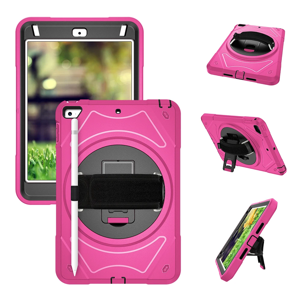 For iPad Mini 4 Mini 5 2019 Case with Pencil Holder TPU Back Cover with 360 Degree Rotation Hand Strap & Stand Protector MTL02 
For iPad Mini 4 Mini 5 2019 Case with Pencil Holder TPU Back Cover with 360 Degree Rotation Hand Strap & Stand Protector MTL02