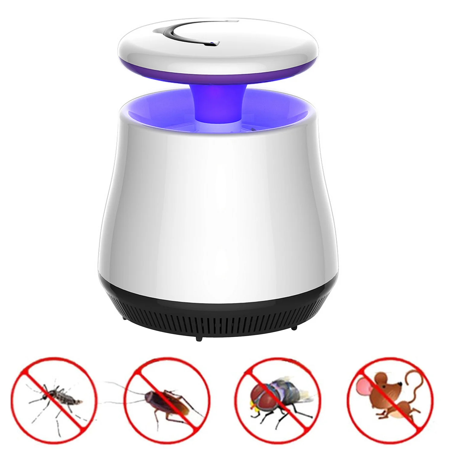 Behogar Fashion USB Powered Suck-in Electric Silent LED Mosquito Killer Trap Light Lamp for Home Office Living Room Kitchen
Behogar Fashion USB Powered Suck-in Electric Silent LED Mosquito Killer Trap Light Lamp for Home Office Living Room Kitchen
