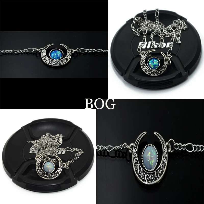 BOG- Lot 1 Pcs Synthetic Opal Vintage Tribal Crescent Form Necklace with Copper Chain Pendant Jewelry
BOG- Lot 1 Pcs Synthetic Opal Vintage Tribal Crescent Form Necklace with Copper Chain Pendant Jewelry