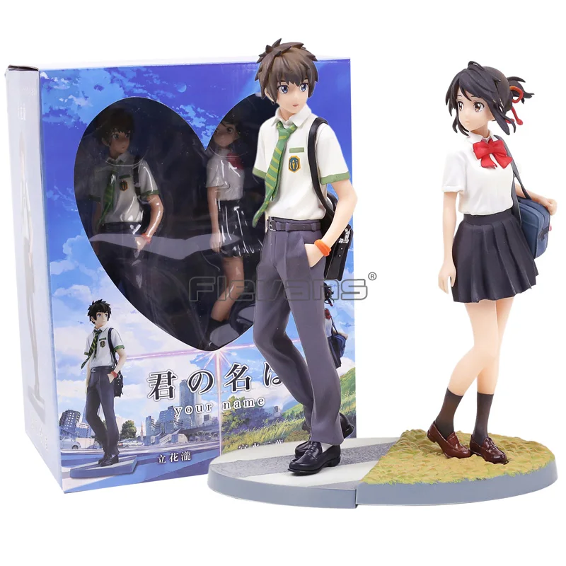 Anime Movie Your Name Tachibana Taki & Miyamizu Mitsuha PVC Figures Collectible Model Toys Set
Anime Movie Your Name Tachibana Taki & Miyamizu Mitsuha PVC Figures Collectible Model Toys Set