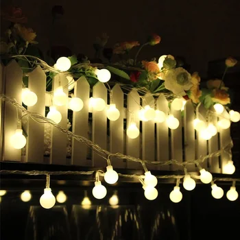 3M 4M 5M Ball Christmas String lights Outdoor AA Battery Powered Fairy String Garland Light Holiday Wedding Decoration lighting
3M 4M 5M Ball Christmas String lights Outdoor AA Battery Powered Fairy String Garland Light Holiday Wedding Decoration lighting