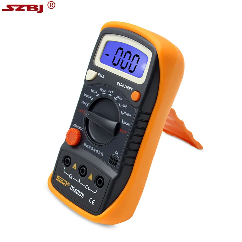 SZBJ DT6013B Digital Capacitance Meter Automatic Shutdown Special Capacitance Meter 31/2 Bit Blue Background Lamp Test Diode
SZBJ DT6013B Digital Capacitance Meter Automatic Shutdown Special Capacitance Meter 31/2 Bit Blue Background Lamp Test Diode