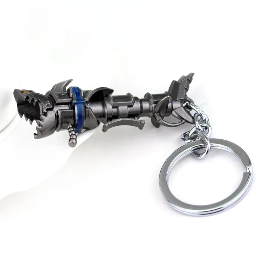 League of legendes LOL Jinx Darts Weapon keychain High quality Shells Jinx cannon LOL Keychain Metal Key Rings Cosplay Gift
League of legendes LOL Jinx Darts Weapon keychain High quality Shells Jinx cannon LOL Keychain Metal Key Rings Cosplay Gift